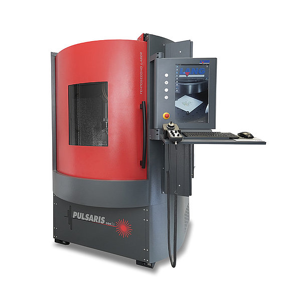 Laser engraving machine Pulsaris 300fs with femtosecond technology